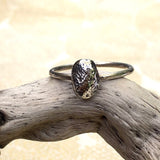 Pebble with Diamond Stack Rings